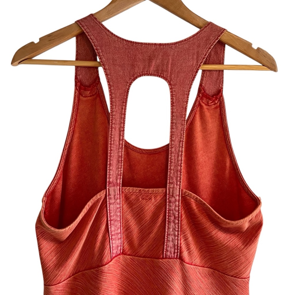 Free People fitted stretchy sleeveless dress open back Sz L excellent condition - Picture 9 of 13